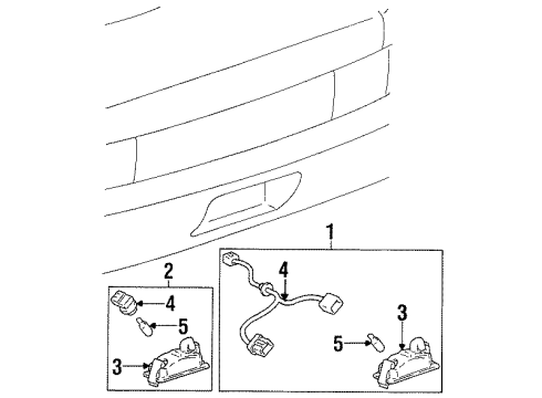 2001 Chevy Prizm License Lamps Diagram