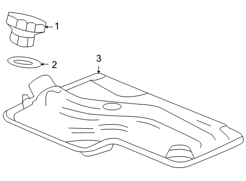 2012 Chevy Cruze Cap,Trans Fluid Filler(W/Vent) Diagram for 24243519