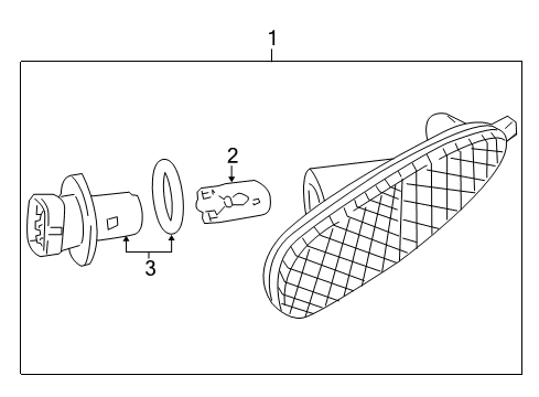 2005 Pontiac GTO Side Marker Lamps Diagram