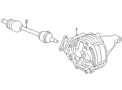 2003 Cadillac CTS Seal Kit,Differential Drive Pinion Gear Diagram for 19179935