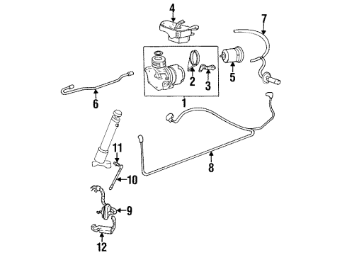 1999 Buick Riviera Auto Leveling Components Diagram