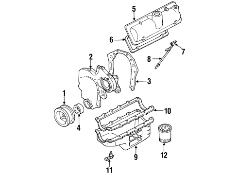 1997 Oldsmobile Cutlass Filters Diagram 1 - Thumbnail