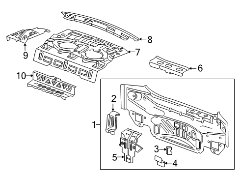 2016 Chevy Cruze Rear Body Diagram 2 - Thumbnail