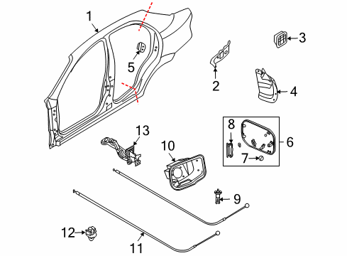 2005 Chevy Aveo Fuel Door Diagram 2 - Thumbnail