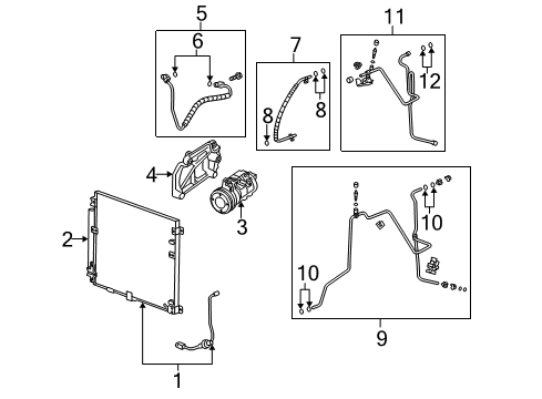 2007 Cadillac SRX Air Conditioner Diagram 1 - Thumbnail