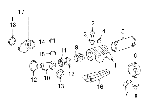 2015 GMC Savana 2500 Filters Diagram 1 - Thumbnail