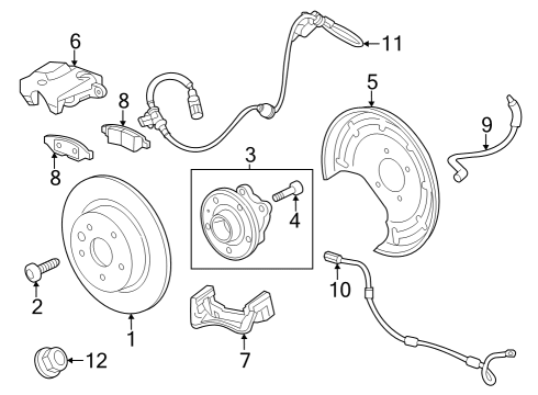 2024 Buick Encore GX Rear Brakes Diagram 1 - Thumbnail