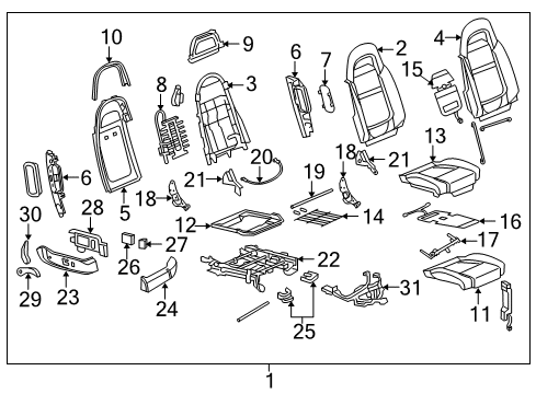 2003 Chevy SSR Heated Seats Diagram 2 - Thumbnail