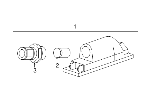 2015 Chevy Camaro License Lamps Diagram