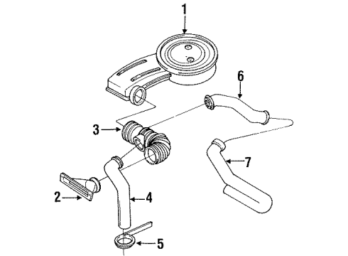 1989 Buick Skylark Air Intake Diagram 2 - Thumbnail