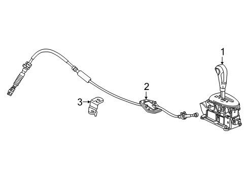 2018 Chevy Spark Control Assembly, Automatic Transmission Diagram for 42524905