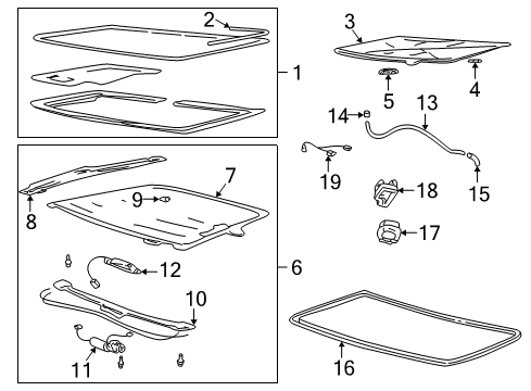 1995 Pontiac Sunfire Sunroof Diagram