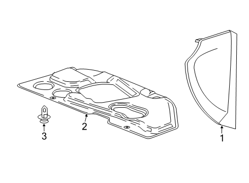 2019 Chevy Blazer Cover Assembly, I/P Otr Tr *Black Diagram for 84233138