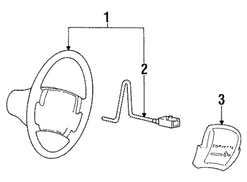 1991 Chevy Corvette Switches Diagram 2 - Thumbnail