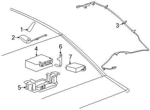 2006 Chevy Cobalt Communication System Components Diagram