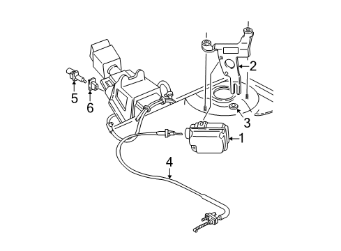 2004 Chevy Monte Carlo Switch Assembly, Cruise Control Set/Resume *Black Diagram for 10354246