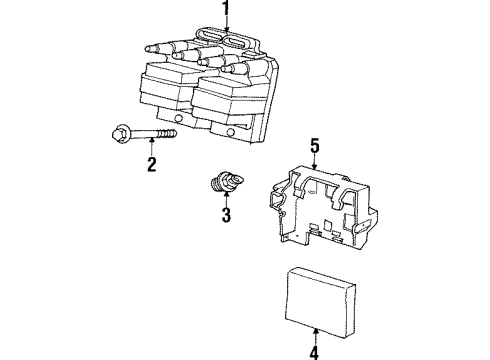 1997 Saturn SC1 Powertrain Control Diagram 1 - Thumbnail