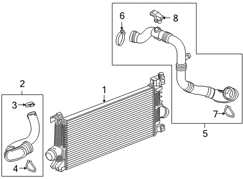 2014 Chevy Cruze Intercooler Diagram 1 - Thumbnail