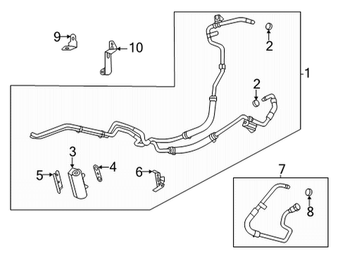 2023 GMC Savana 2500 Oil Cooler Diagram