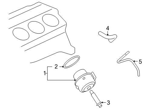 2006 Buick Terraza Oil Cooler Diagram 2 - Thumbnail