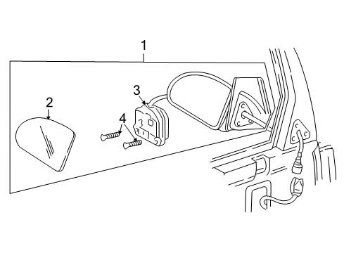 2005 Chevy Venture Outside Mirrors Diagram