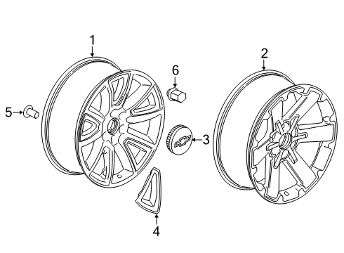 2018 GMC Sierra 1500 Wheels Diagram 4 - Thumbnail