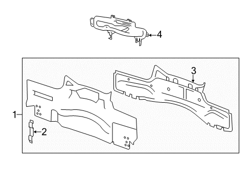 2011 Chevy Camaro Rear Body Diagram 1 - Thumbnail