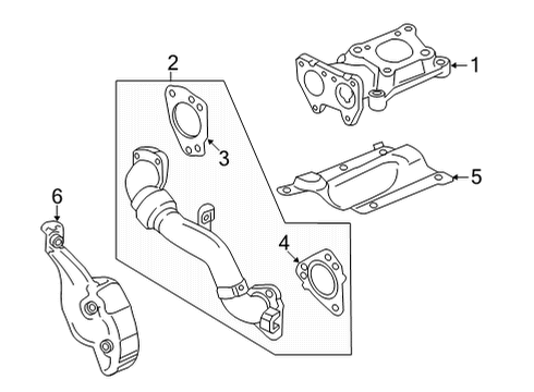 2020 Chevy Silverado 2500 HD Turbocharger & Components Diagram 4 - Thumbnail