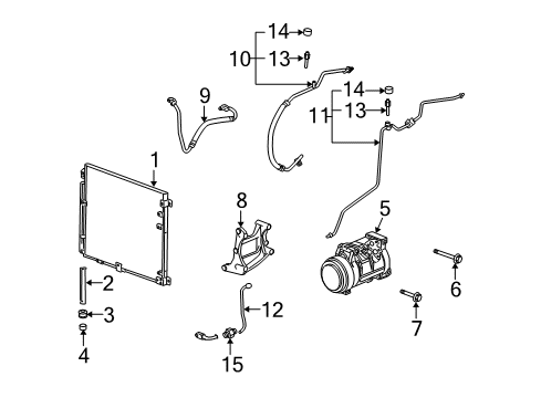 2009 Cadillac STS Air Conditioner Diagram 1 - Thumbnail