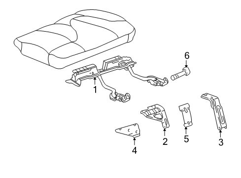 2003 Chevy Avalanche 1500 Tracks & Components Diagram 5 - Thumbnail