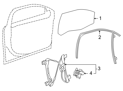 2014 Chevy Cruze Front Door Diagram 1 - Thumbnail