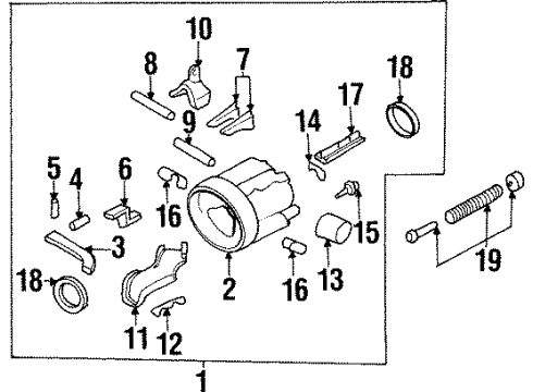 2000 Chevy Lumina Housing & Components Diagram