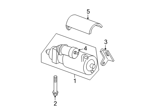 1999 Chevy K2500 Starter, Electrical Diagram 2 - Thumbnail