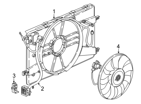 2018 Buick Cascada Cooling System, Radiator, Water Pump, Cooling Fan Diagram 2 - Thumbnail