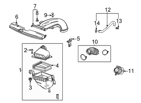 2021 Chevy Trailblazer Air Intake Diagram 1 - Thumbnail