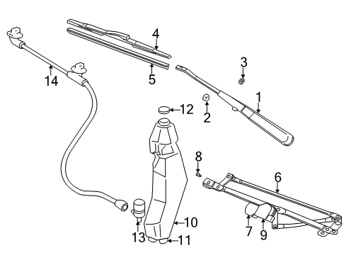 2002 GMC Savana 1500 Wipers Diagram