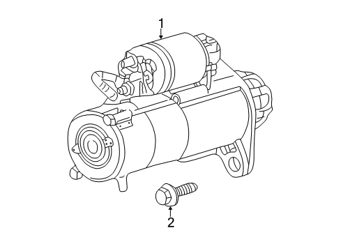 2004 Pontiac Grand Am Starter, Electrical Diagram 1 - Thumbnail