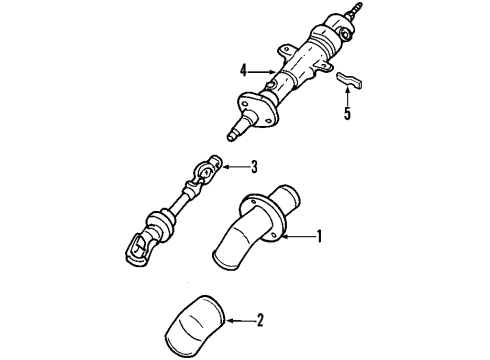 2002 Chevy Monte Carlo Steering Column, Steering Wheel Diagram 2 - Thumbnail