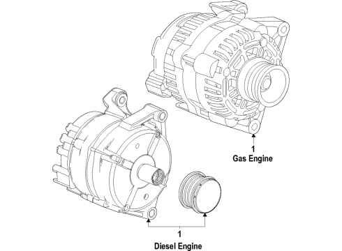 2016 Chevy Cruze Limited Alternator Diagram 1 - Thumbnail