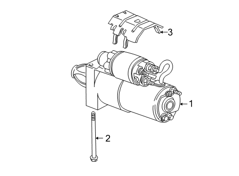 2004 GMC Savana 2500 Starter Diagram 1 - Thumbnail