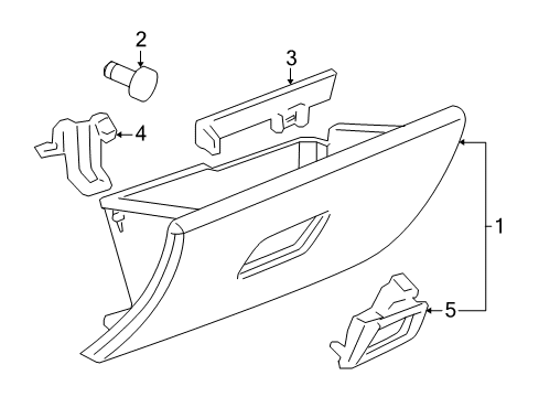 2007 Chevy Cobalt Glove Box Diagram