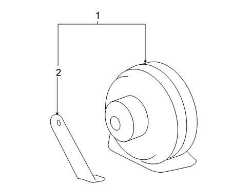 2011 Chevy Tahoe Horn Diagram 1 - Thumbnail