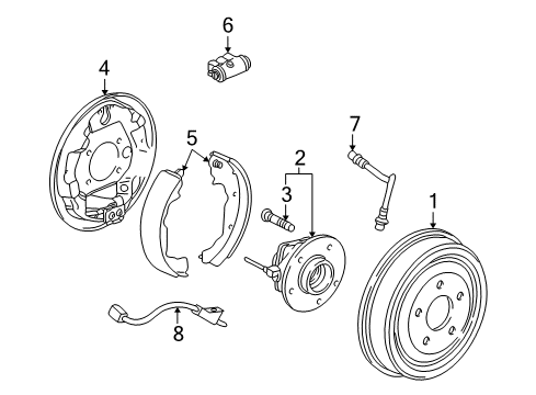 2007 Saturn Vue Anti-Lock Brakes Diagram 5 - Thumbnail