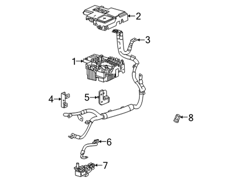 2022 Buick Encore GX Bracket, Trans Wrg Harn Diagram for 42604864