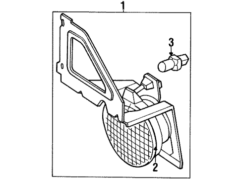 1997 Saturn SW2 Fog Lamps Diagram