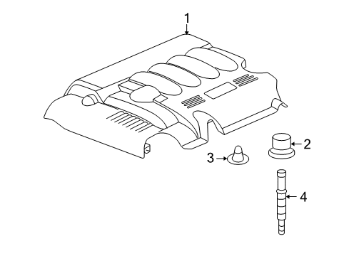 2007 Pontiac Solstice Engine Appearance Cover Diagram 2 - Thumbnail