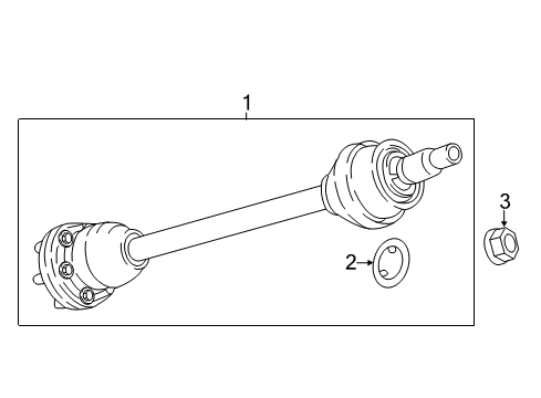 2024 Chevy Camaro Drive Axles  Diagram 3 - Thumbnail