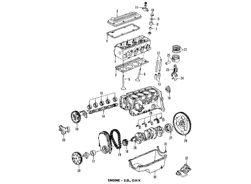 1995 Pontiac Sunfire Engine Asm,(Goodwrench) Diagram for 12363195