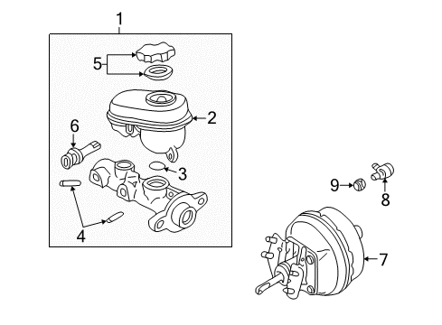 2005 Buick LaCrosse Dash Panel Components Diagram