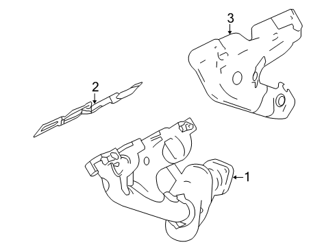 2009 Cadillac SRX Exhaust Manifold Diagram 2 - Thumbnail